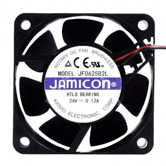JAMICON JF0625B2L DC 24V 0.12A 6025 Axial HTLS Bearing Cooling Fan