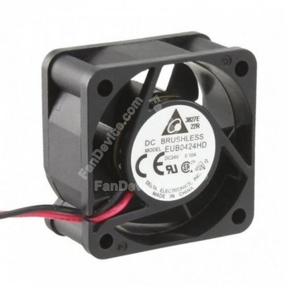 Delta EUB0424HD DC 24V 0.10A 2 Wires / 3 Wires Axial Cooling Fan