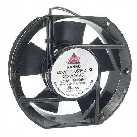 FANEC 15050H2HBL AC 220-240V 0.23A 17251 Impedance Protected Axial Cooling Fan