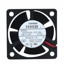 NMB 04020VA-12P-BA DC 12V 0.17A 2 Wires Axial Cooling Fan