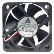 Delta AUB0512LB DC 12V 0.11A 5015 Axial Brushless Cooling Fan