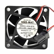 NMB 2406VL-S5W-B79 A90L-0001-0511 DC 24V 0.14A 3 Wires Axial Cooling Fan