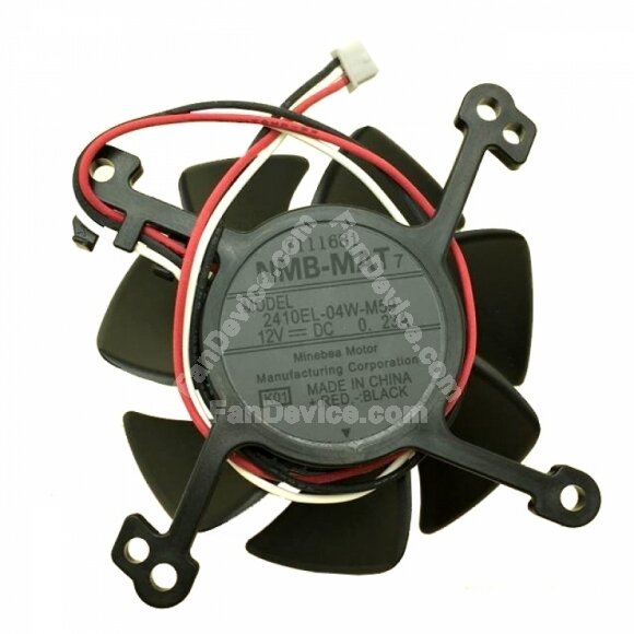 NMB 2410EL-04W-M59 DC 12V 0.23A 3 Wires Axial Cooling Fan