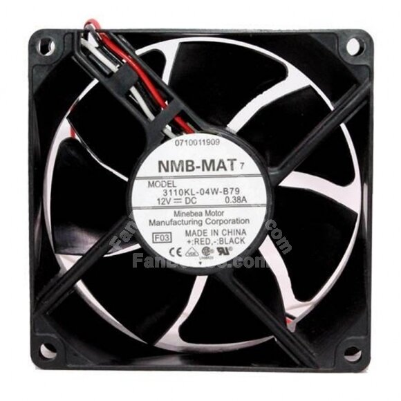 80mm 12V Computer Case Cooling Fan,3110GL-B4W-B79 NMB 8025 80X80X25mm