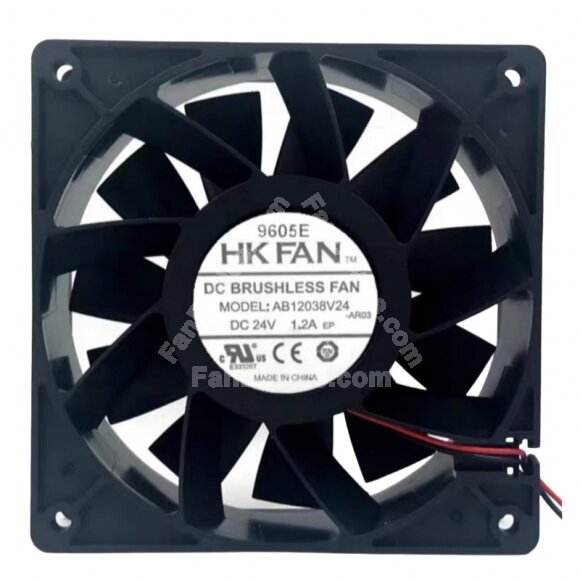 HK FAN AB12038V24 DC 24V 1.2A 12038 Axial Brushless Cooling Fan