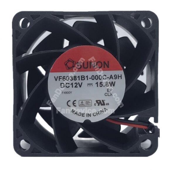 Sunon VF60381B1-000C-A9H DC 12V 15.6W 6038 Axial Cooling Fan