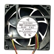 Mitsubishi CA1619H01 MMF-12D24DS-RP1 DC 24V 0.36A 3 Wires Axial Cooling Fan