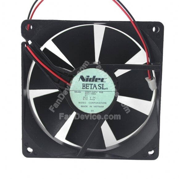 Nidec D09T-24PH 05B DC 25.5V 0.12Amp 9025 Axial Cooling Fan