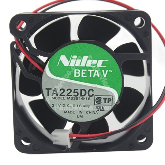 Nidec TA225DC M33516-16 DC 24V 0.18Amp 6025 Axial Cooling Fan