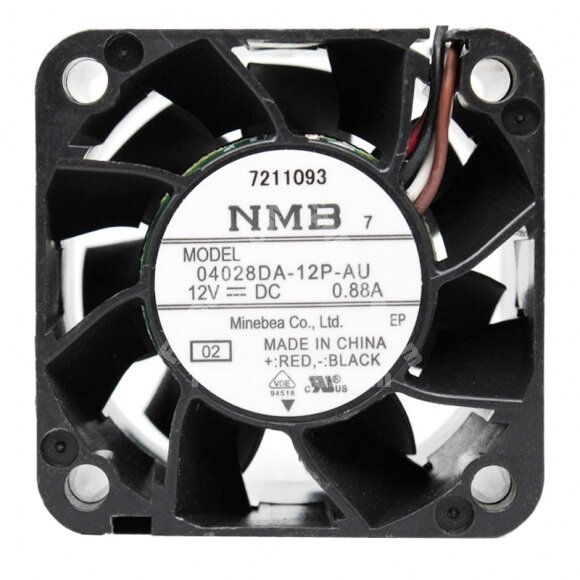 NMB 04028DA-12P-AU DC 12V 0.88A 4028 Axial Cooling Fan