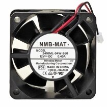 NMB-MAT 2410ML-04W-B60 DC 12V 0.40A 6025 Axial Cooling Fan