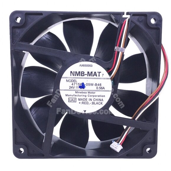 NMB-MAT 4715KL-05W-B46 DC 24V 0.56A 12038 Axial Cooling Fan