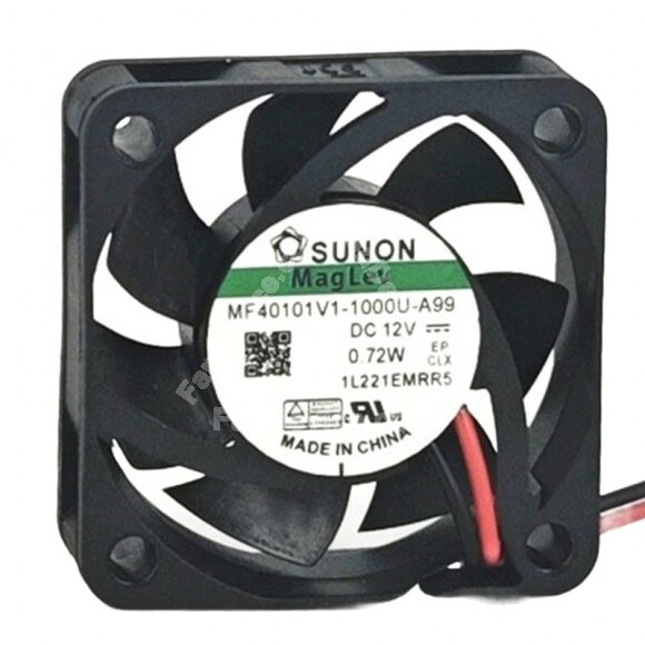 Sunon MF40101V1-1000C-A99 DC 12V 0.72W 4010 Axial Cooling Fan
