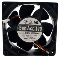 Sanyo Denki San Ace 120 9G1248M1D03 DC 48V 0.07A 12025 Axial Cooling Fan