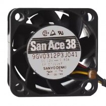 Sanyo Denki San Ace 38 9GV312P3J041 DC 12V 0.60A 3828 Axial Cooling Fan