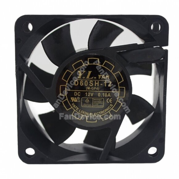 YaLn Fan Yate Loon D60SH-12 DC 12V 0.18A 6025 Axial Cooling Fan