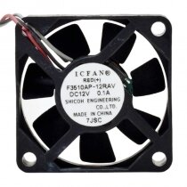 ICFAN F3510AP-12RAV DC 12V 0.1A 3510 Axial Cooling Fan