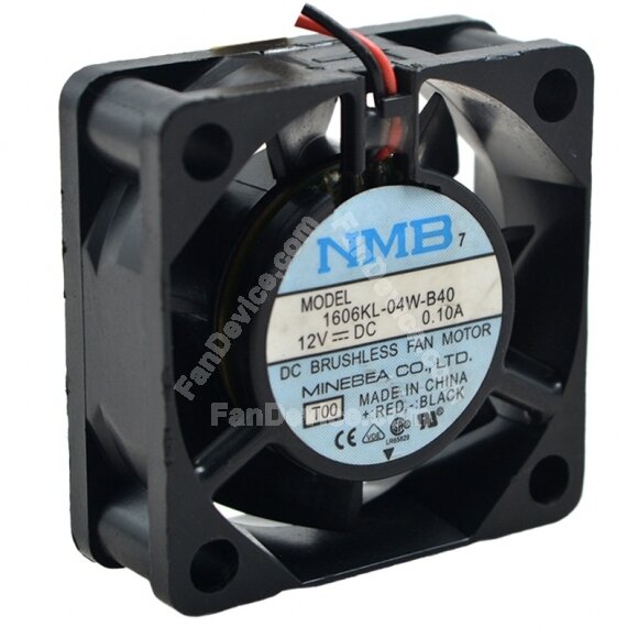 NMB 1606KL-04W-B40 12V 0.10A 4015 Axial DC Brushless Cooling Fan