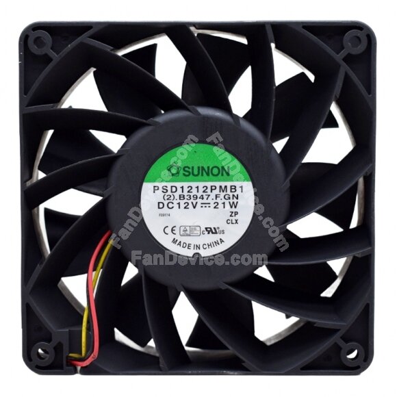 Sunon PSD1212PMB1 DC 12V 21W 12038 Axial Cooling Fan