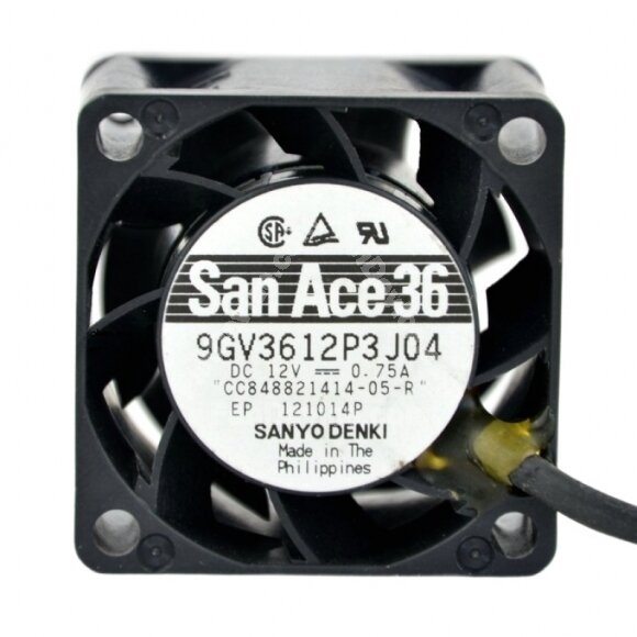 Sanyo Denki San Ace 36 9GV3612P3J04 DC 12V 0.75A 2 Wires / 3 Wires / 4 Wires Axial Cooling Fan