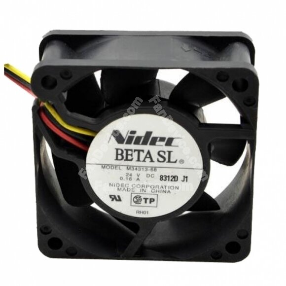 Nidec M34313-68 DC 24V 0.16A 3 Wires Axial Cooling Fan