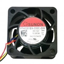 Sunon PF40281BX-000C-S99 DC 12V 10.8W 2 Wires / 3 Wires / 4 Wires Axial Cooling Fan