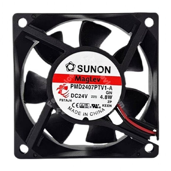 Sunon PMD2407PTV1-A DC 24V 4.8W 7025 Axial Cooling Fan