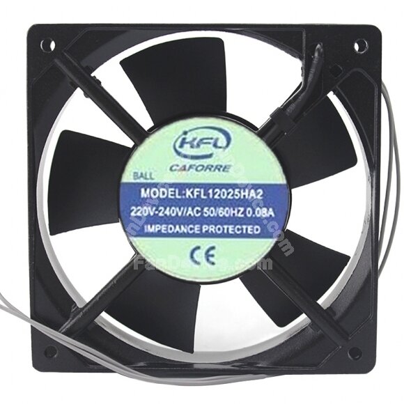 KFL KFL12025HA2 AC 220V-240V 0.08A 12025 Axial Cooling Fan
