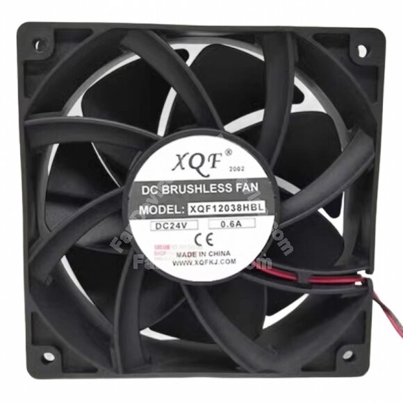 XQF12038HBL 24V 0.6A 12038 DC Brushless Axial Cooling Fan