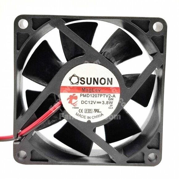 Sunon PMD1207PTV2-A DC 12V 3.8W 2 Wires / 3 Wires Axial Cooling Fan