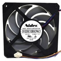 Nidec D1225C12B5CPAC1 DC 12V 0.092A 4 Wires PWM Axial Cooling Fan