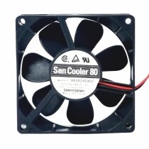 Sanyo Denki 9A0824S402 DC 24V 0.1A 2 Wires / 3 Wires Axial Cooling Fan