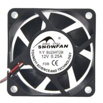 SNOWFAN Y-Y 6025H12B DC 12V 0.25A 6025 Axial Cooling Fan