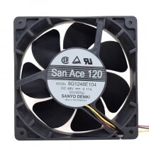 Sanyo Denki 9G1248E104 DC 48V 0.17A 2 Wires / 3 Wires Axial Cooling Fan