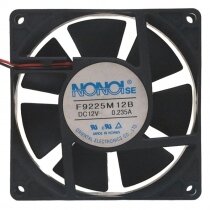 NONOISE F9225M12B DC 12V 0.235A 2 Wires Axial Cooling Fan