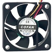 COFAN F-4510H12BI DC 12V 0.09A 2 Wires / 3 Wires Axial Cooling Fan