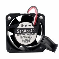 Sanyo Denki 109P0424H6D23 A90L-0001-0551#A DC 24V 0.07A 3 Wires Axial Cooling Fan