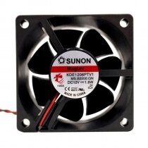Sunon KDE1206PTV1 MS.B2200.GN DC 12V 1.8W 2 Wires Axial Cooling Fan