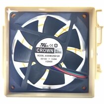 CROWN AGE08025B12M DC 12V 0.23A 4 Wires Ball Bearing Axial Cooling Fan