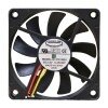 EVERFLOW R127010BU DC 12V 0.45A 2 Wires / 3 Wires / 4 Wires Axial Cooling Fan