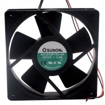 SUNON KD1212PTS3-6A DC 12V 2.4W 2 Wires Axial Cooling Fan