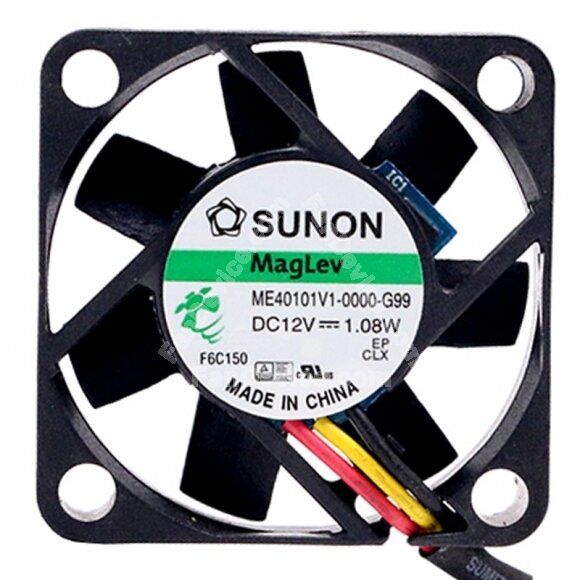 Sunon ME40101V1-0000-G99 DC 12V 1.08W 2 Wires / 3 Wires Axial Cooling Fan