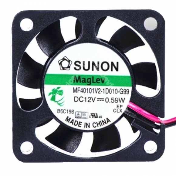SUNON MF40101V2-1D010-G99 DC 12V 0.59W 2 Wires / 3 Wires / 4 Wires Axial Cooling Fan