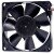 Nidec TA300DC M33412-55 DC 12V 0.15A 2 Wires 8025 Axial Cooling Fan