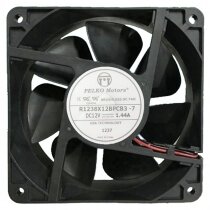 PELKO Motors R1238X12BPCB3-7 12V 1.44A DC Brushless Axial Cooling Fan
