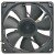 YB YB12025HB 12V 0.80A 2 / 3 / 4 Wires DC Brushless Axial Cooling Fan