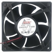 ETRI 235DZ2LP 11200 DC 24V 12.0W 2 Wires 12038 Axial Cooling Fan