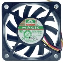 Magic MGT6012MB-A10 DC 12V 0.12A 3 Wires 6010 Axial Cooling Fan