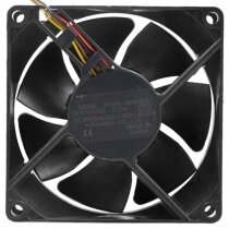 NMB 3110KL-09W-B36 12.6V 0.24A 4 Wires 8025 DC Brushless PWM Axial Fan