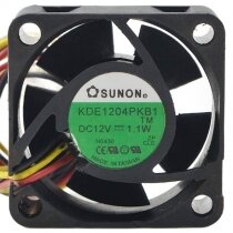 Sunon KDE1204PKB1 DC 12V 1.1W 2 Wires / 3 Wires 4020 Axial Cooling Fan